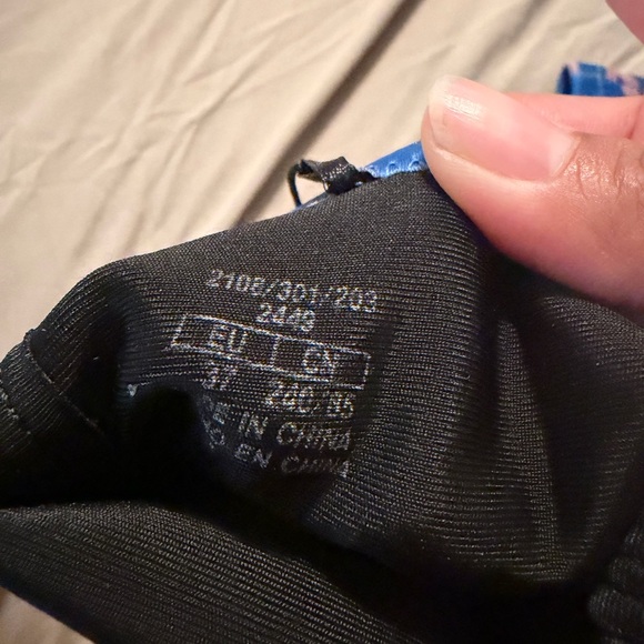 Zara Blue Graphic Print Pointed Toe Ankle Boots – EU 37 (US 6.5–7) - Picture 5 of 9